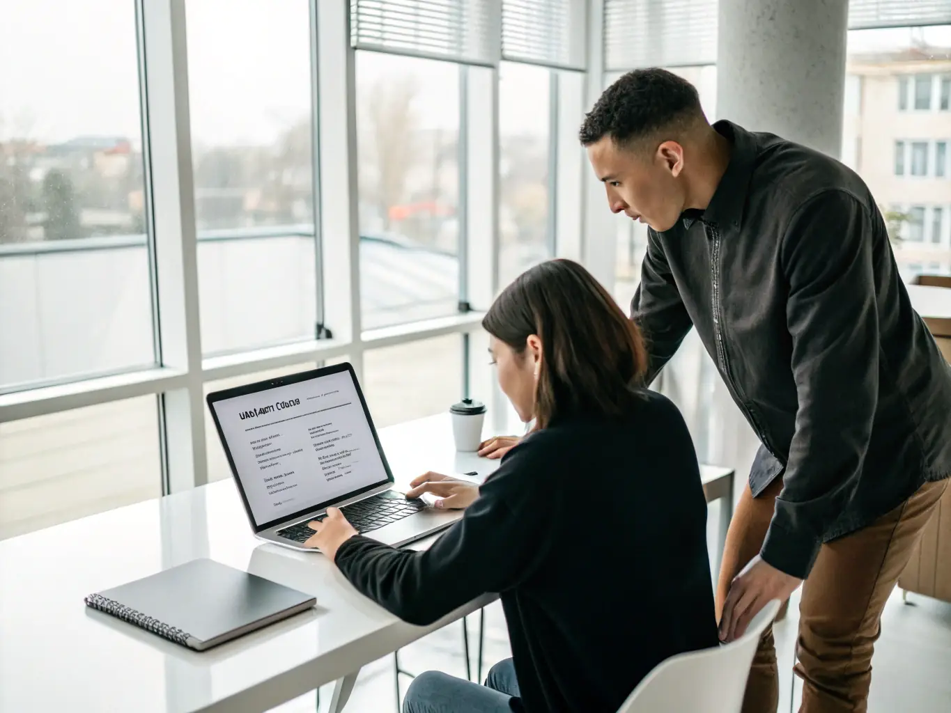 A professional is attending a career coaching session, receiving guidance on resume building, interview skills, and networking strategies, with a focus on career advancement.